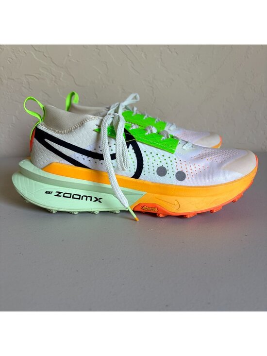 Nike ZoomX Zegama 2 Trail Running Shoes Men\'s US8 Summit White Laser Orange main image 6